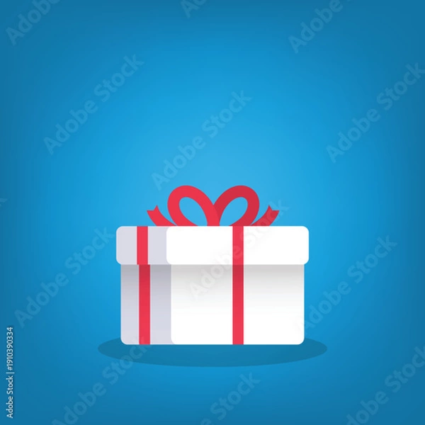 Fototapeta Present, gift box icon