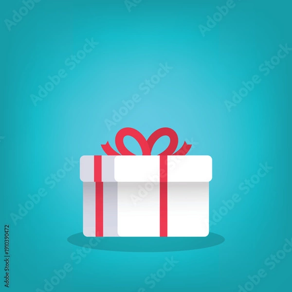 Fototapeta Present, gift box icon