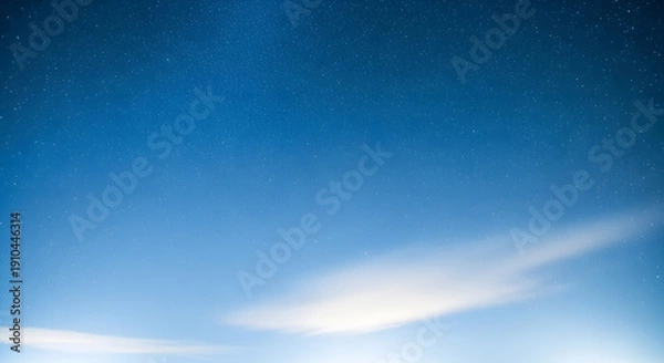 Obraz Sky Night Stars Gradient