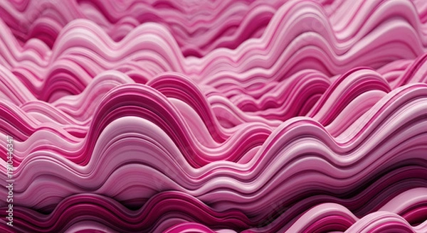 Obraz Pink Wave Pattern