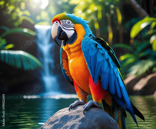 Obraz A beautiful macaw parrot