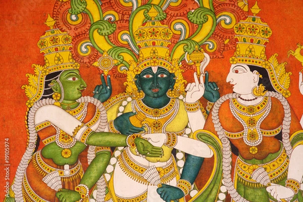 Obraz Meenakshi Temple painting