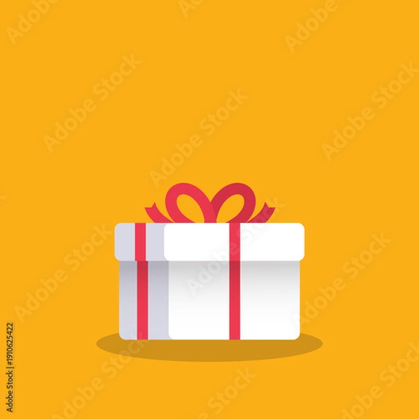 Obraz Present, gift box icon.
