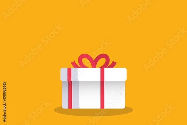 Fototapeta Present, gift box icon.
