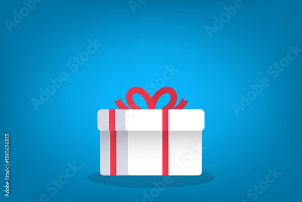 Obraz Present, gift box icon.