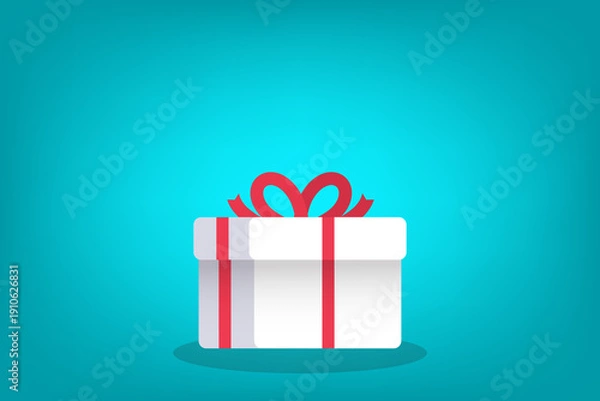 Obraz Present, gift box icon.