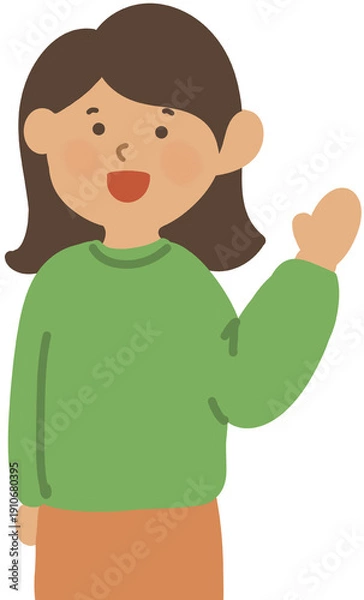 Obraz 말하는 여자