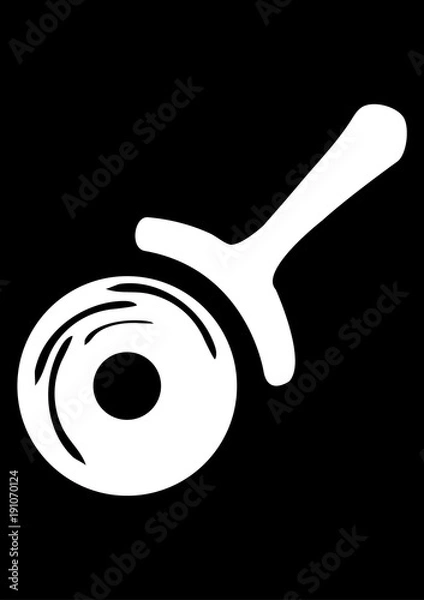 Fototapeta Pizza cutter vector