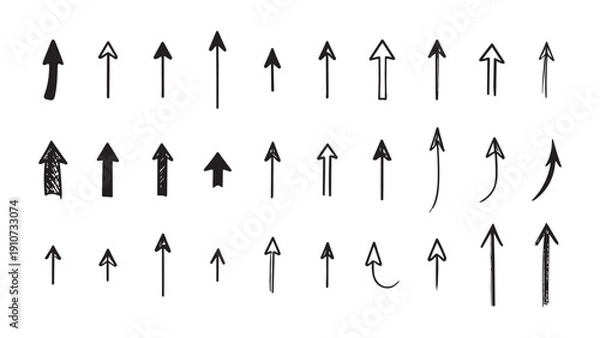 Obraz arrows icon set
