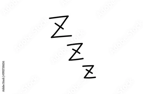 Obraz 眠りの漫符アイコン