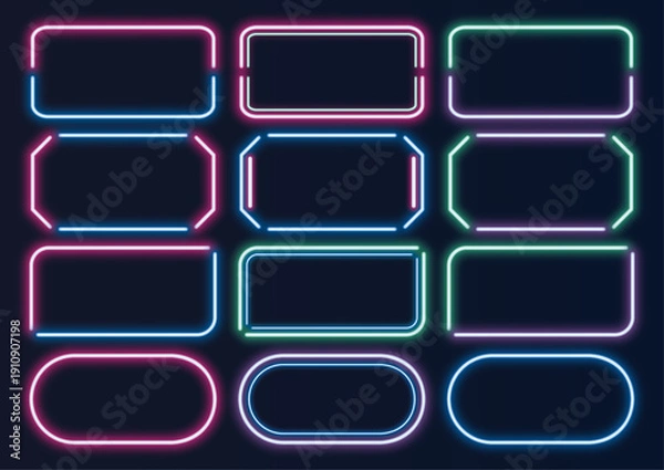 Obraz ネオン素材