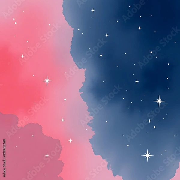 Obraz starry night sky