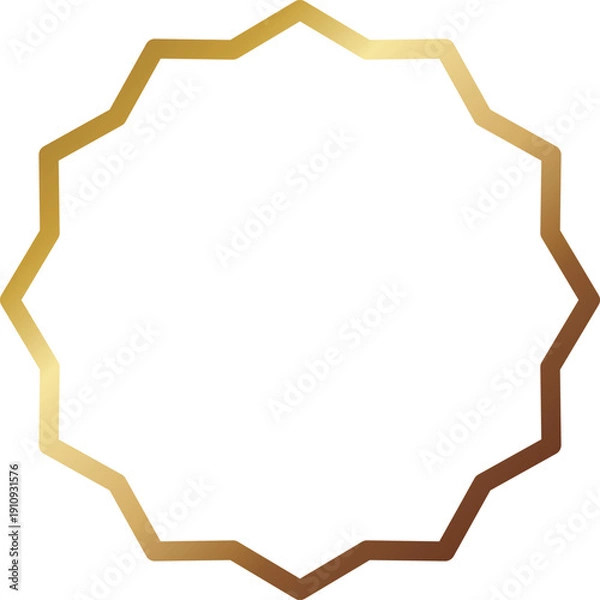 Obraz 高級感のあるメタルフレーム　ゴールド