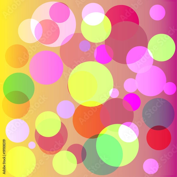 Fototapeta bright vector spots