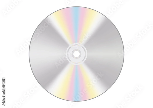 Fototapeta CD oder DVD, Vector mit Beschneidungspfad