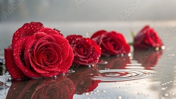 Obraz red rose for valentine
