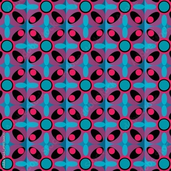 Obraz Abstract geometric seamless pattern.