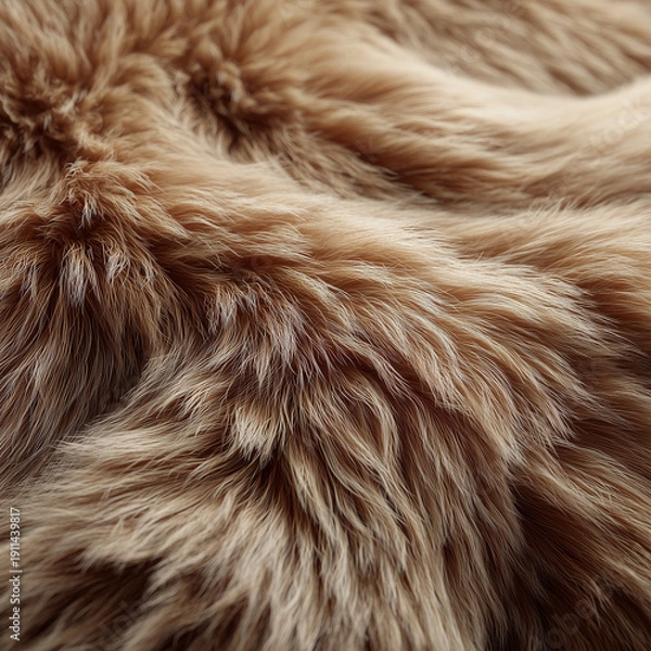 Fototapeta brown fur texture