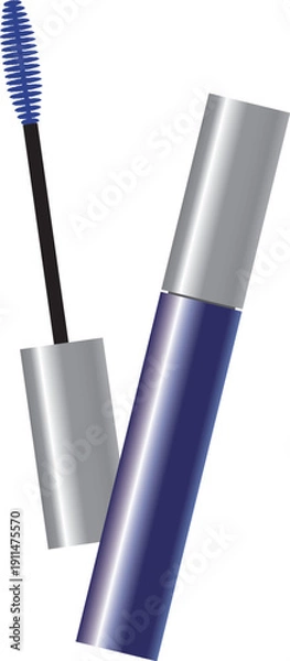 Obraz 青色のカラーマスカラ（リアルタッチ）