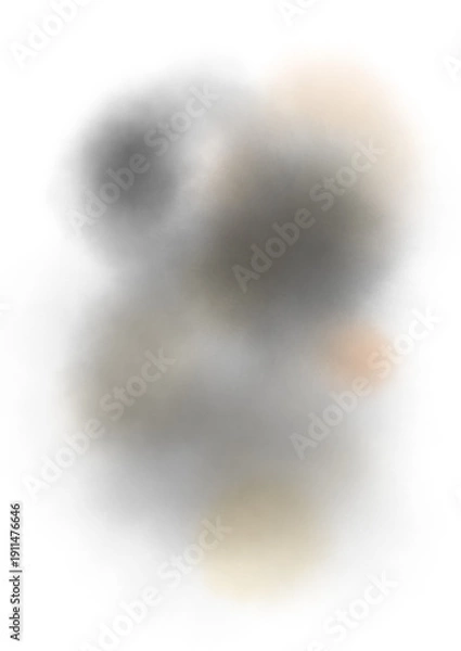 Obraz グレーと淡いオレンジのぼやけたふんわりパステルテクスチャ背景素材