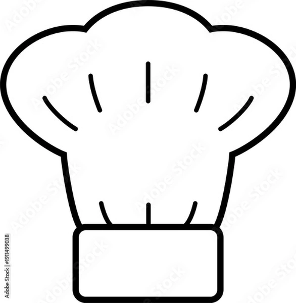 Obraz コック帽のアイコン