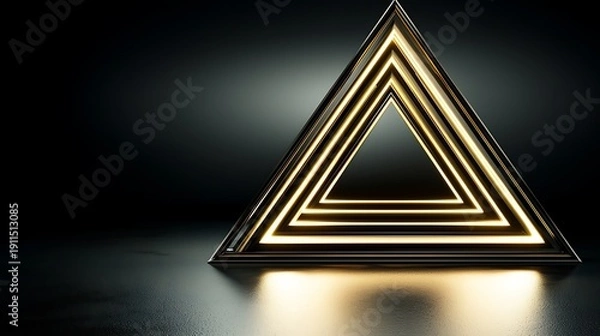 Obraz Geometric abstract shapes display