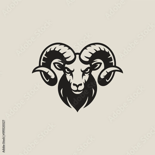 Obraz ram silhouette vector illustration