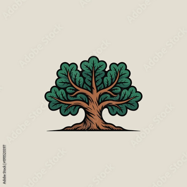 Obraz tree with roots