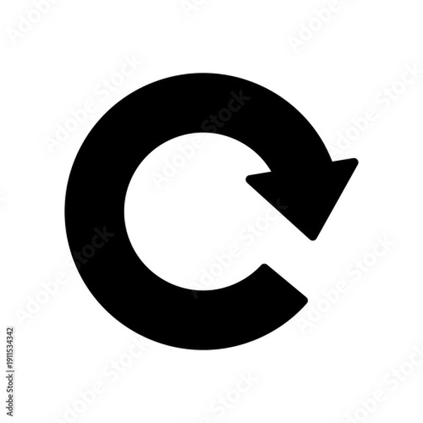 Obraz 時計回りのリロードアイコン