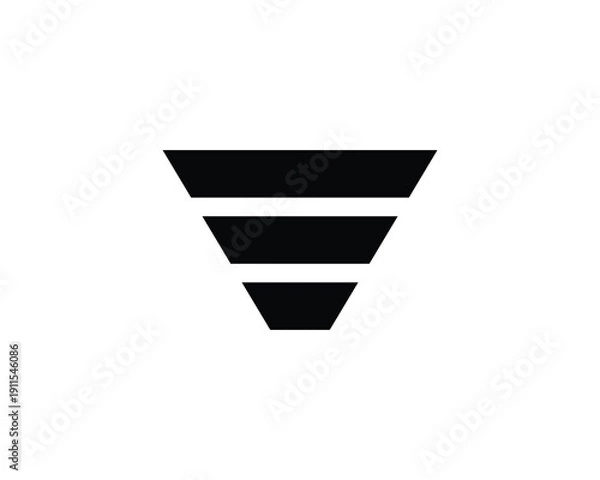 Fototapeta EV VE Logo Design