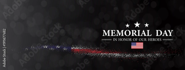 Obraz Memorial Day USA Background