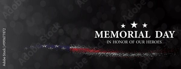 Obraz Memorial Day USA Background