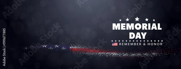Obraz Memorial Day USA Background