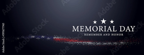 Obraz Memorial Day USA Background