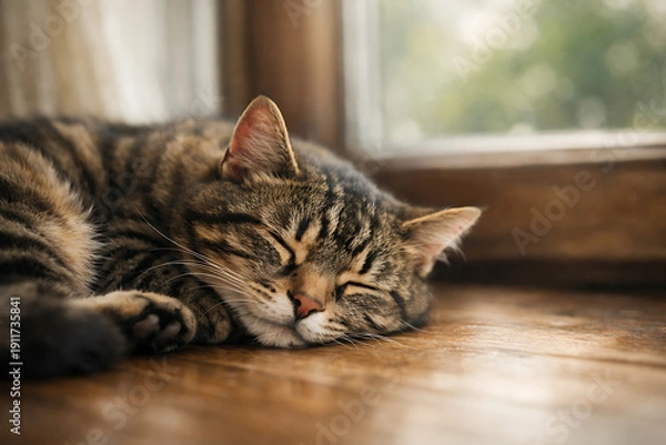 Obraz cat on the window