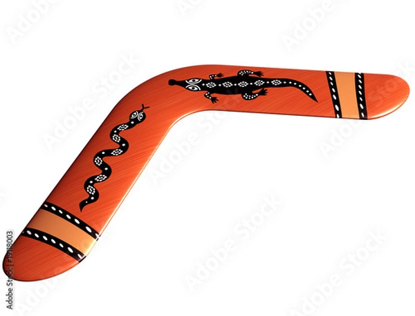 Obraz Aboriginal boomerang