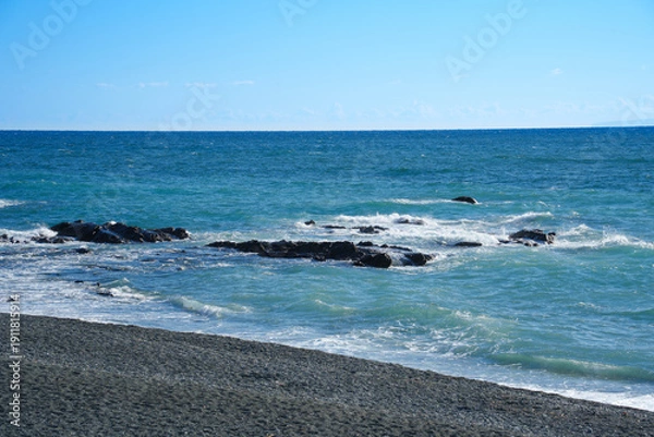 Obraz 照ヶ崎海岸（神奈川県中郡大磯町）