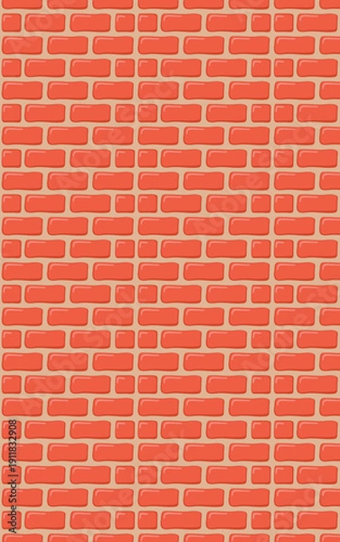 Obraz Brick square pattern wall decoration building home background