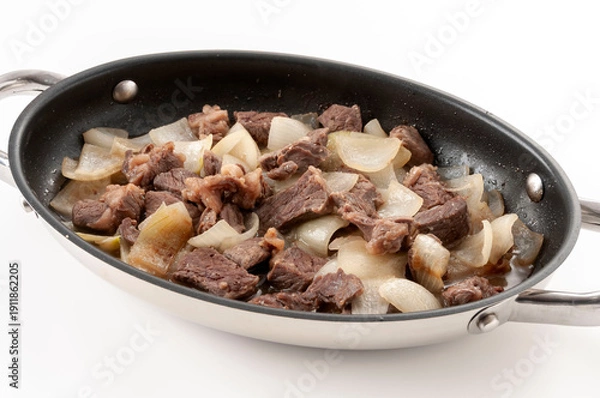 Obraz 牛肉とタマネギの炒め物