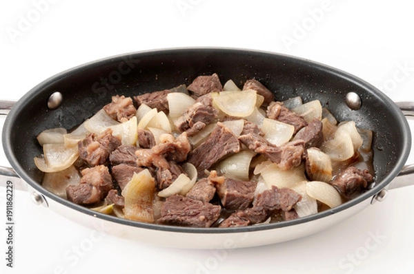 Obraz 牛肉とタマネギの炒め物