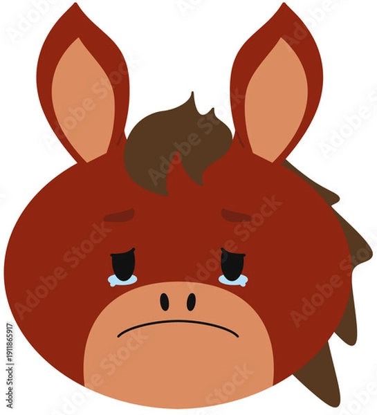 Obraz 동물말(기본얼굴슬픈표정)