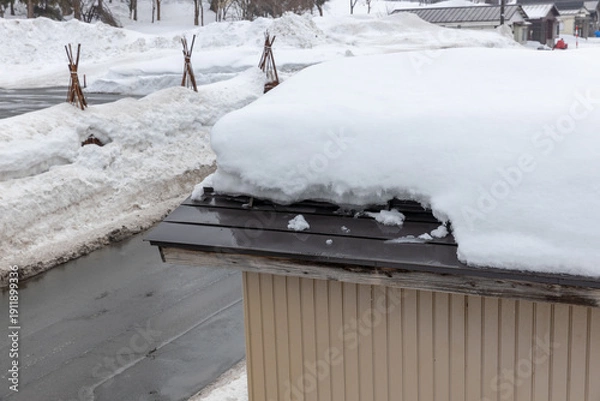 Obraz 屋根の雪止め