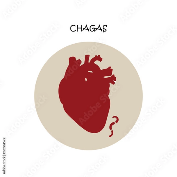 Fototapeta Chagas  Vector Design