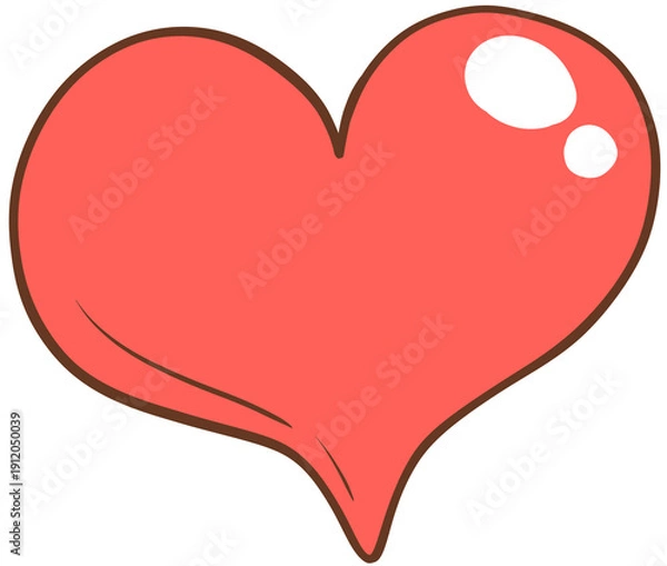 Obraz Cute Red Heart 