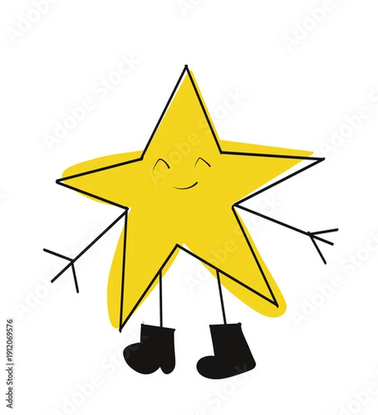 Obraz gold star award