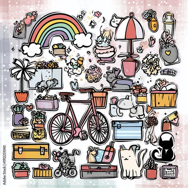 Obraz ネットのフリマ。フリーマーケット