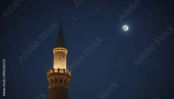 Obraz mosque at night