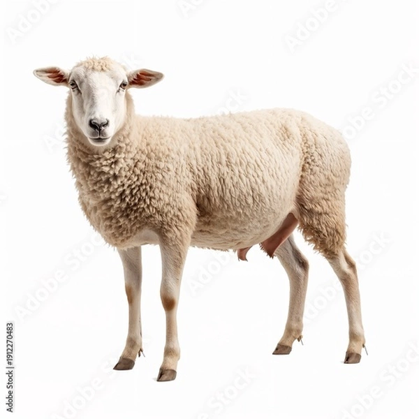 Obraz sheep isolated on white