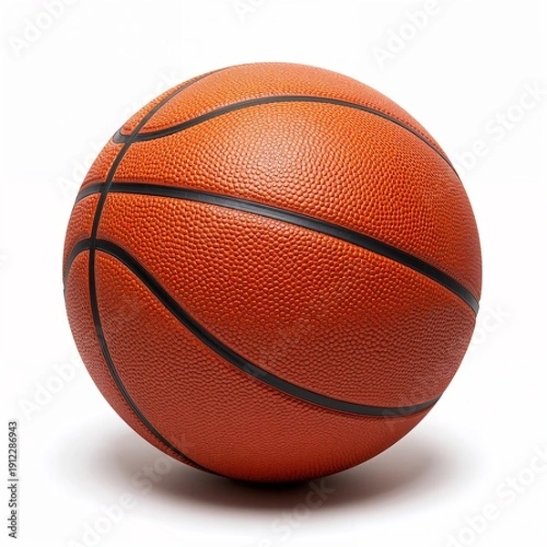 Obraz basketball isolated on white