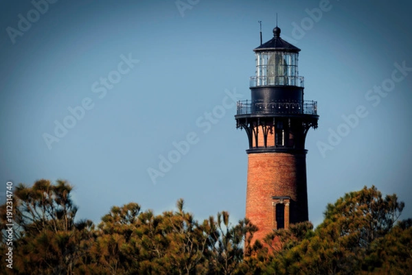 Obraz Winter at Currituck Light
